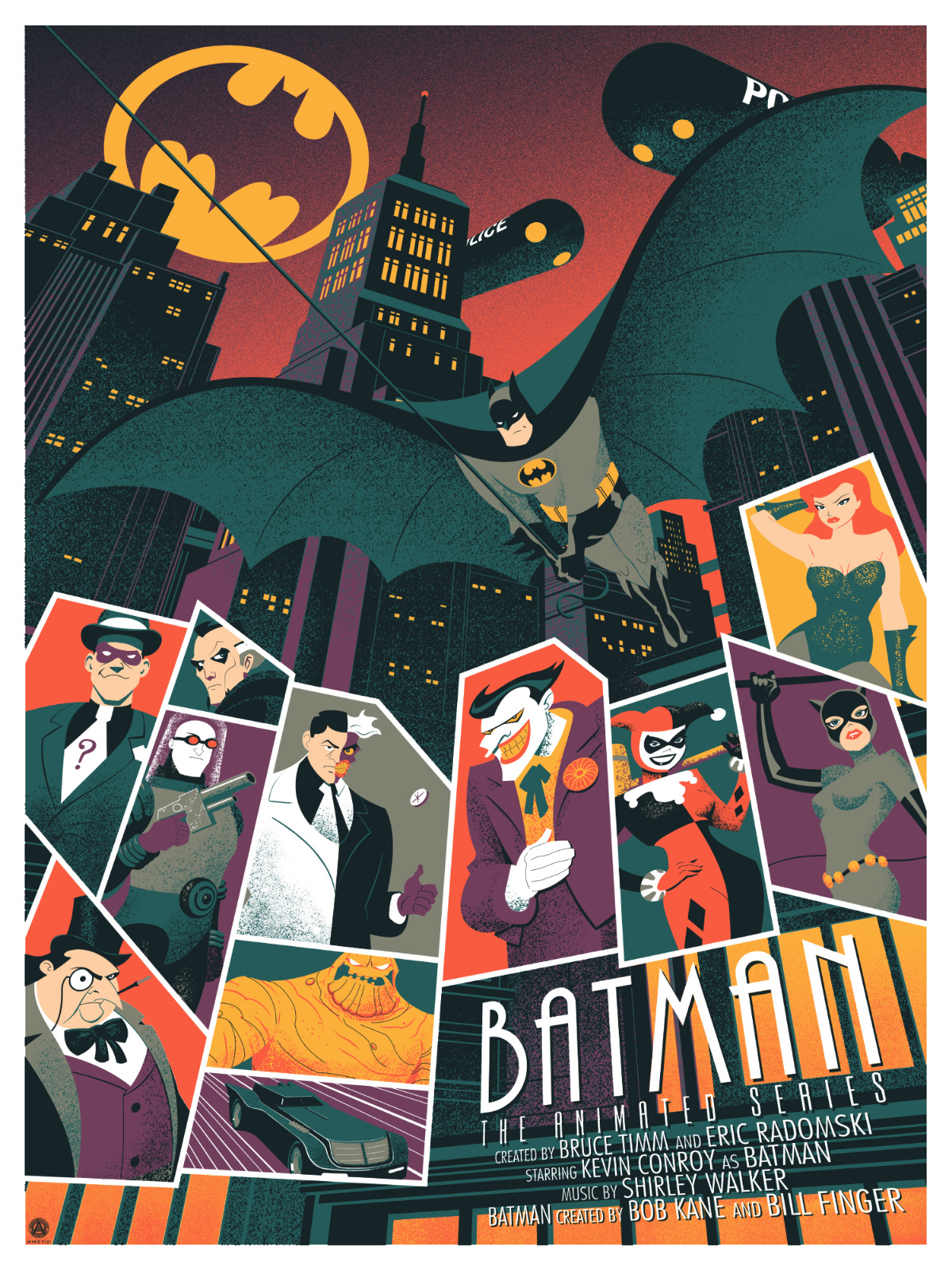 Batman: the Animated Series- Artist Proofs | Timothy Anderson Design